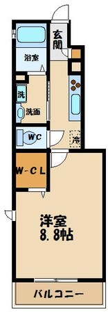 ヴェルサン調布の物件間取画像